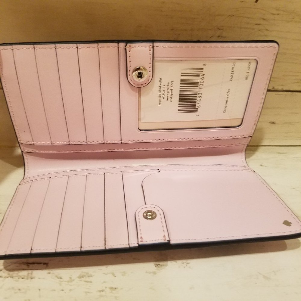 NWT KATE SPADE cameron grand flora wallet large - Picture 6 of 7